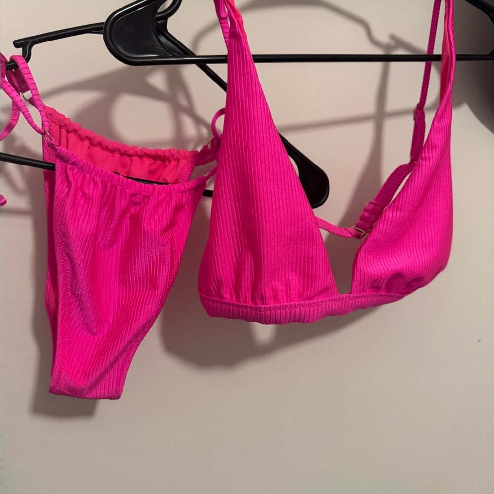 Aerie Pink Bikini Set Swimwear